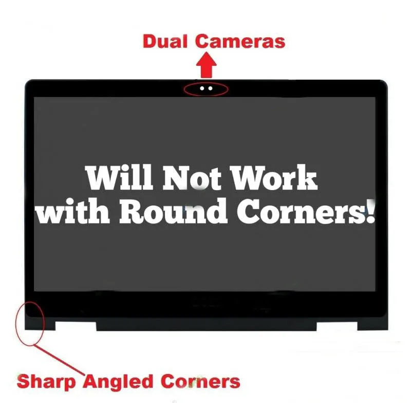 

Sharp Corners 15.6 FHD Touch Screen Assembly For Dell 15 7569 7579 5568 5578 5579 B156HAB01.0