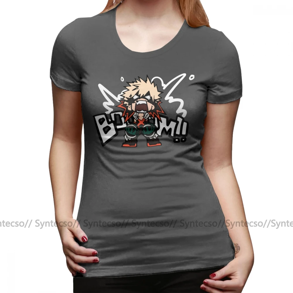 Футболка Otaku моя геройская академия Katsuki Bakugo BOOOM женская футболка с забавным