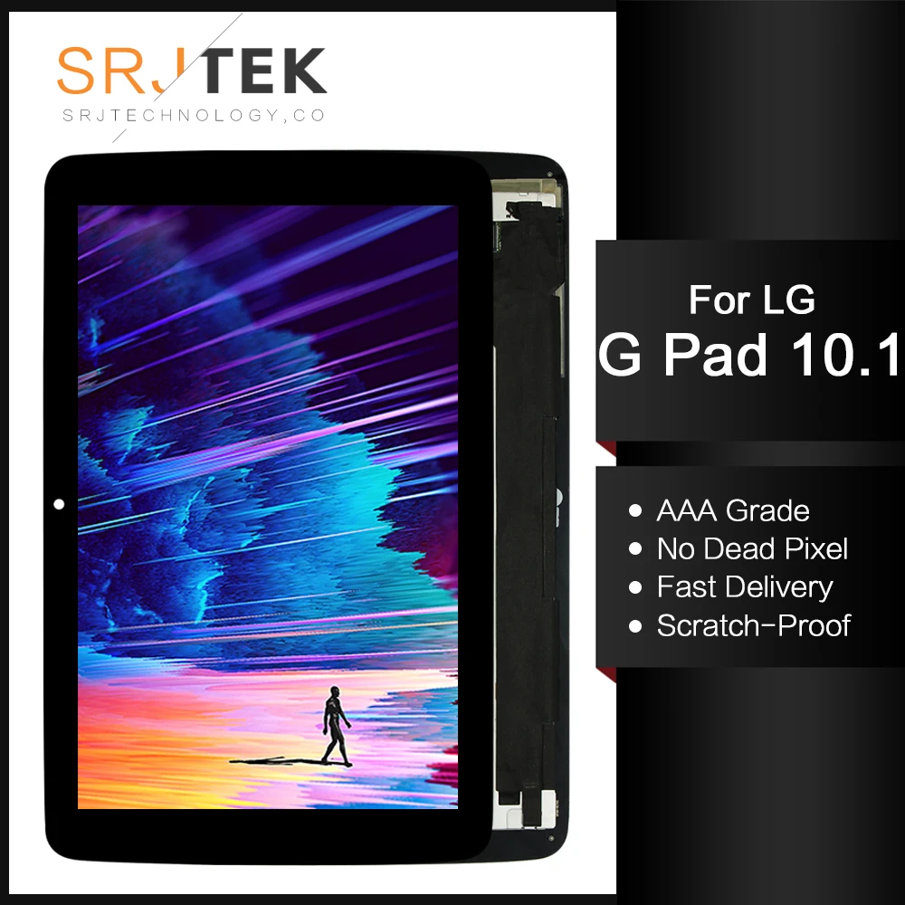 Srjtek 10.1&quot For LG G Pad 10.1 V700 VK700 LCD Display Touch Screen Digitizer Sensor Full Assembly Tablet PC Replacement Parts |