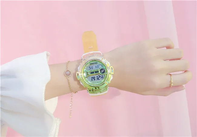 Женские спортивные часы для девушек, студентов, водонепроницаемые цифровые наручные часы, подарки для мальчиков, Relojes Mujer Marca Famosa