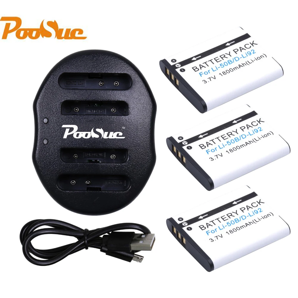 D Li92 для Pentax Camera Li 50B аккумулятор + зарядное устройство Olympus Stylus U1010 U1020 U1030 Touch Series