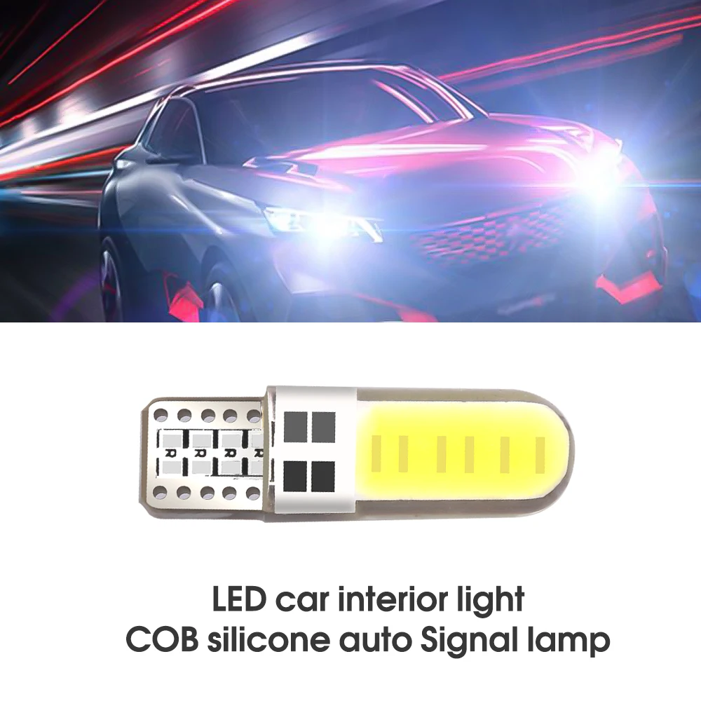 10 шт. 4/6/8/12SMD яркий белый початок W5W T10 194 168 светодиодная лампочка для салона
