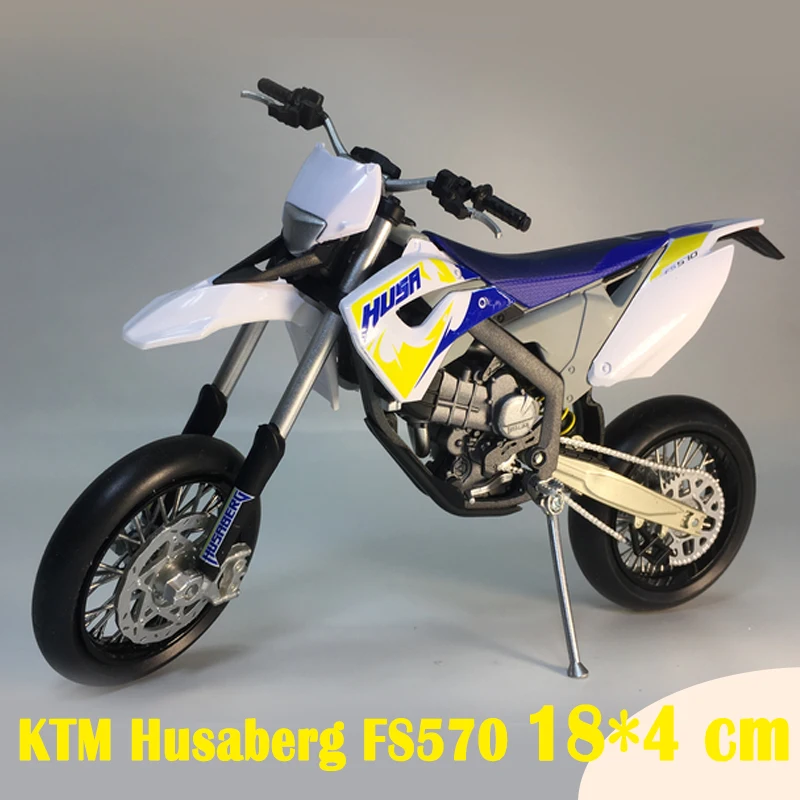 1:12 KTM Husaberg FE390 FE450 FE570 Горный Спорт утилита мотоцикл литья под давлением моделирование дисплей Модель Детский Рождественский подарок - Цвет: Husaberg FE570