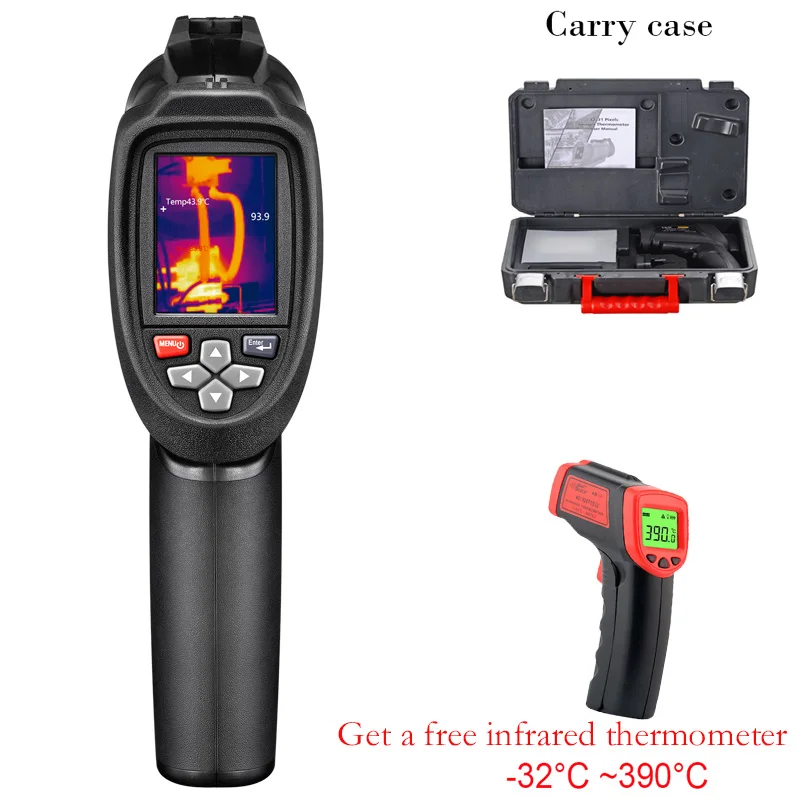 JK ручной тепловизор инфракрасный термометр 320*240 камера Инфракрасный термометр