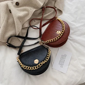 

New Luxury Women Bags Designer Crossbody Bags Women Small Cross-body Bag Women's Shoulder Bag Feminia Hardware Chain Bag 50