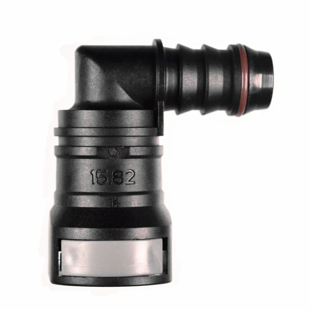 Car style Fuel Hose Connector 15.82mm 5/8"SAE ID14 90degree for Oil Gas