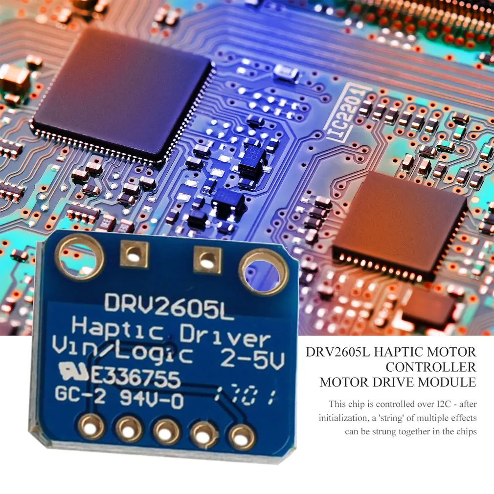 DRV2605L Haptic контроллер драйвер двигателя коммутационная плата для Arduino Raspberry Pi IEC IIC FZ3623 RCmall