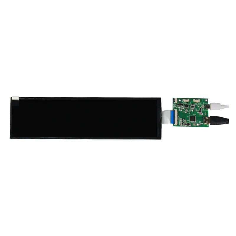 Original Hannstar Hsd088ipw1-a00 Ips 1920*480 8.8 Polegada Display Lcd de Toque com Placa para Exibição Automotiva - Imagem 4