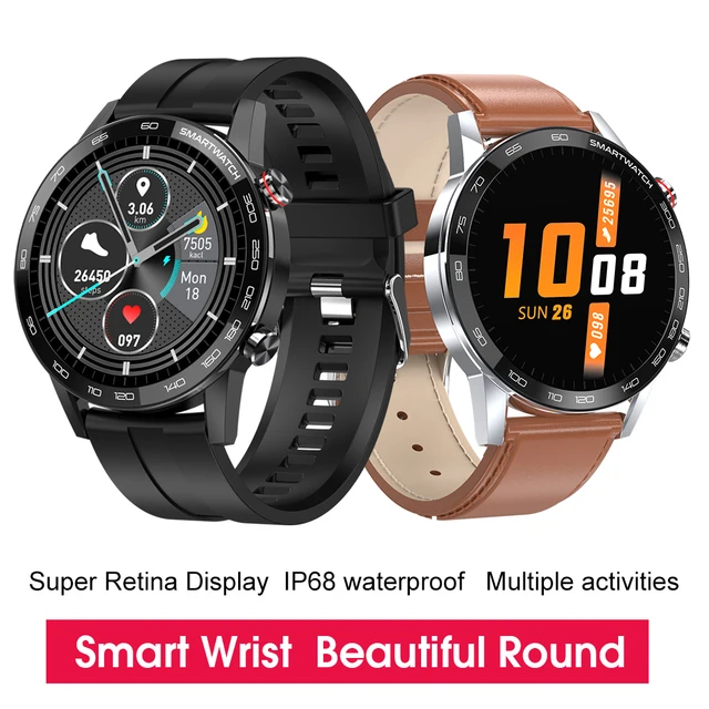 New L5 Update L16 Smart Watch Men IP68 Waterproof Multiple Sports Mode Heart Rate Weather Forecast Bluetooth Smartwatch 2