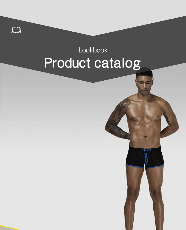 ORLVS Марка мужское нижнее белье para hombre сексуальный для Гея трусы, Cueca Танга Ropa Interior hombre мужских шорт боксерок calzoncillo OR167