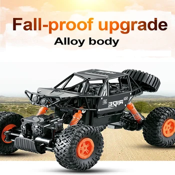 

2.4GHz 4WD Alloy Open Door Climbing Remote Control Car (2.4G Remote Control) Including Electricity With USB Charging Cable