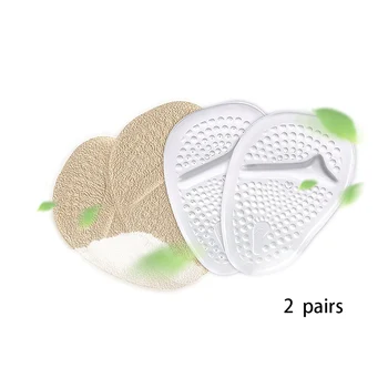 

1pair Metatarsal Foot Pad High Heel For Women Insole Non Slip Forefoot Mat Pain Relief Comfortable Silicone Soft Lightweight