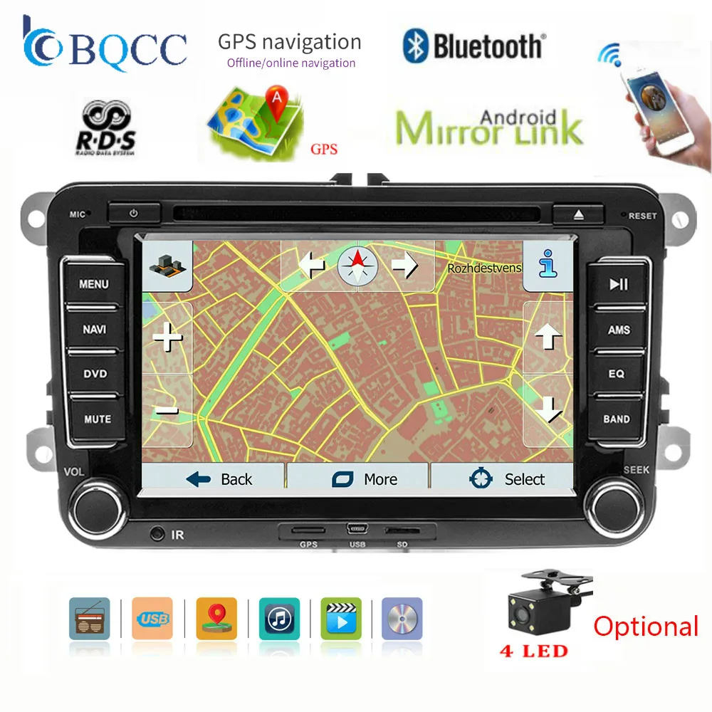 

Car GPS Navigation DVD player Multimedia 7Car Radio For V W /Golf Polo Tiguan Passat b7 b6 SEAT Radios