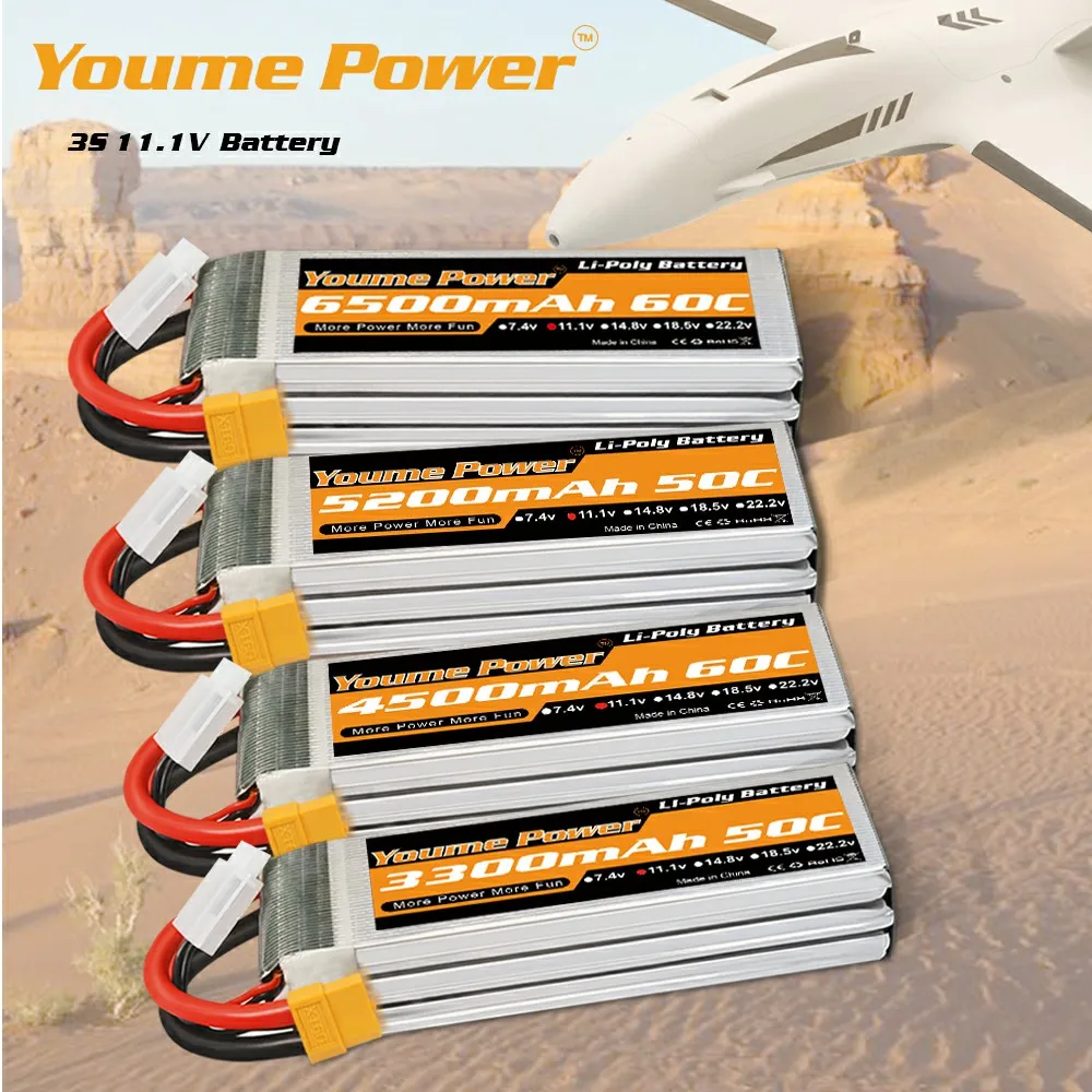 Batterie Drone 3S 4000mAh 60C XT60 - Haute Performance