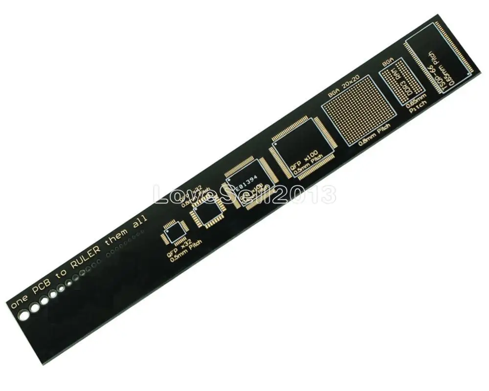 

Линейка PCB для электронных инженеров, устройство для изготовления щек для фанатов Arduino, измерительная линейка PCB, упаковочные блоки PCB v2 - 6