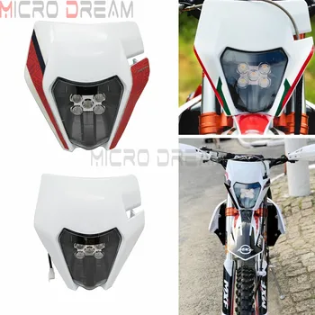 

Motocross 250cc Enduro MX E8 Headlight Dirt Bike LED Head Lamp Kit for KTM XC XC-W Six Days EXC-F 300 EXC TPI Six Days 2020 MXF