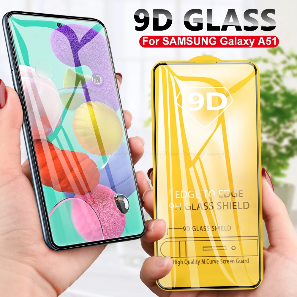 Защитное стекло 9D для Samsung Galaxy A30 A50 A51 A60 A71 A70 M30S пленка с защитой от царапин