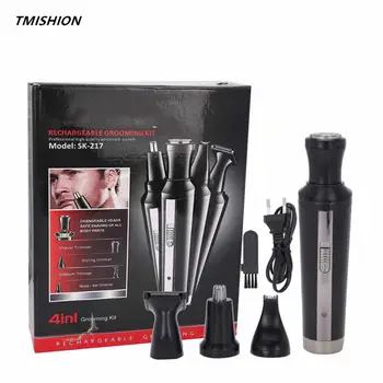 

Multi-Functional Rechargeable Shaver Hair Clipper Nose Hair Trimmer Double Ring Knife Net Design Improve Shaving Speed