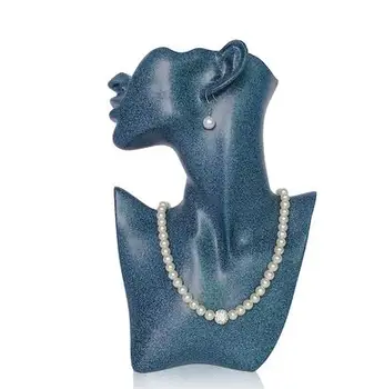 

4style Jewelry Mannequin Head Accessories Necklace Earring Holder Head Jewelry Bust For Earring Display Stand Model Display D229