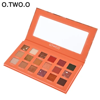 

O.TWO.O Long Lasting Makeup Waterproof Eye Shadow Matte Profissional 18 Color Shimmer Pigment Powder Make Up Palette Eyeshadow