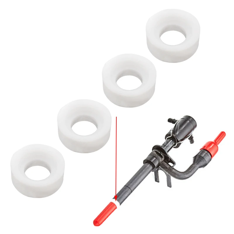 4X Fuel Injector Nozzle Holder Non Tubro Seal Washer Sleeve Lower for Ford Fiesta Escort Sierra Granada Scorpio Transit Mondeo injector repair kits fuel line connector diesel injector gasket fuel injector micro filter fuel injection hose fuel injector extender adaptor