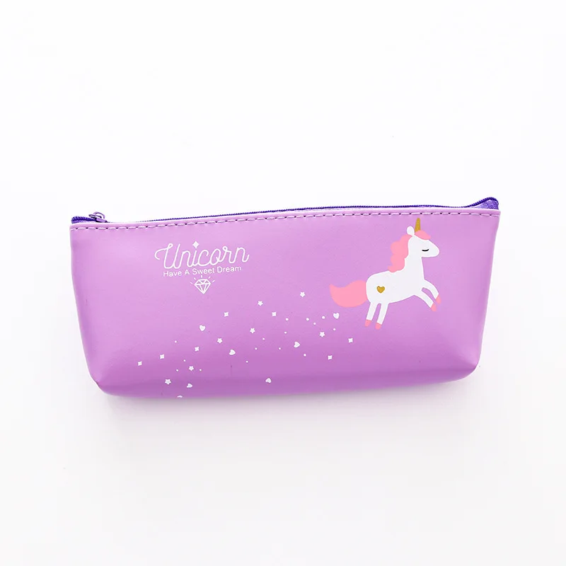 Новинка пеналы с единорогом для девочек милые фламинго сумка коробка ручек