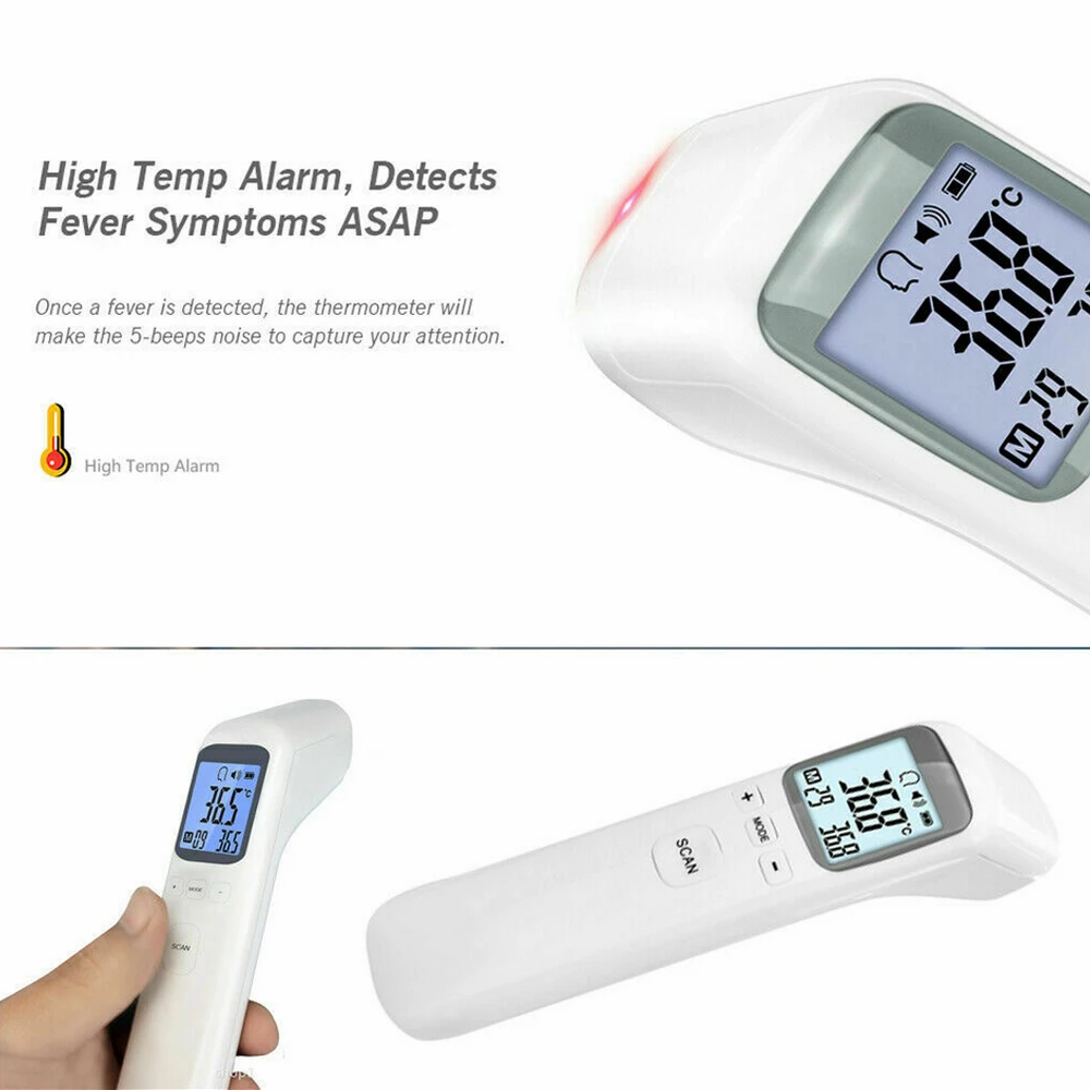Goocheer электронный инфракрасный термометр с жидкокристаллическим дисплеем цифровой лазерный фронтальный термометр температуры тела в детском здоровье