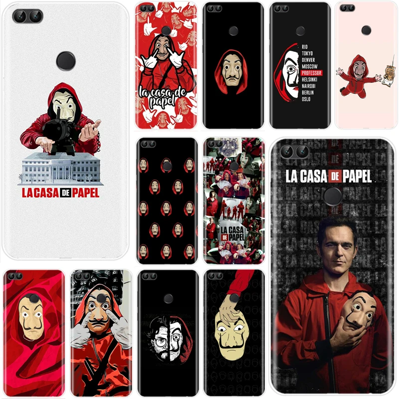 Новое поступление Мягкий Силиконовый ТПУ чехол для телефона la casa de papel TV Huawei P9 P10 P20