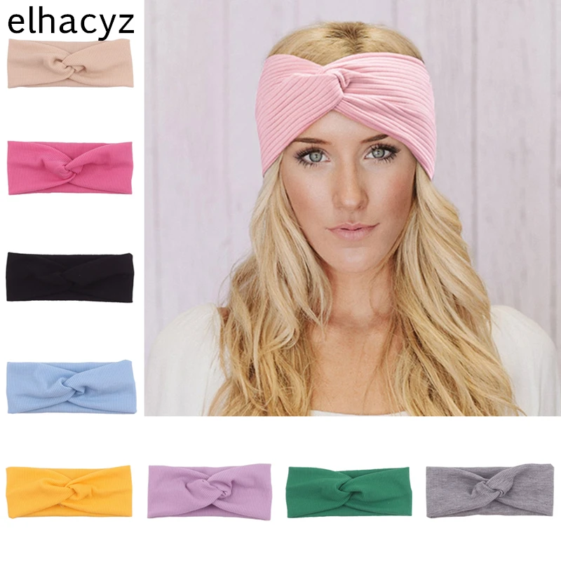 Solid Color Twist Knot Headband