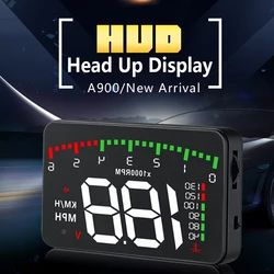 Projecteur Hud Auto 3.5 ", OBD2, affichage tête haute, compteur de vitesse, pare brise, alarme, accessoires électroniques pour voiture 