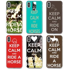 Untuk ZTE Blade A910 A610 A530 A510 untuk OnePlus One Plus 3T 5T 6T 6 7 7T PRO Tetap Tenang dan Naik Kuda Pony Poster Soft Case(China)