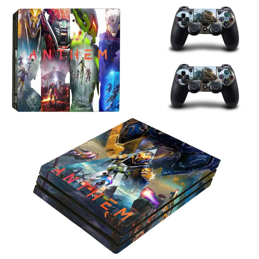 PS4 Pro Anthem стикер s PS 4 Play станция 4 Pro наклейка на кожу наклейки Pegatinas для playstation 4 Pro консоль и контроллер