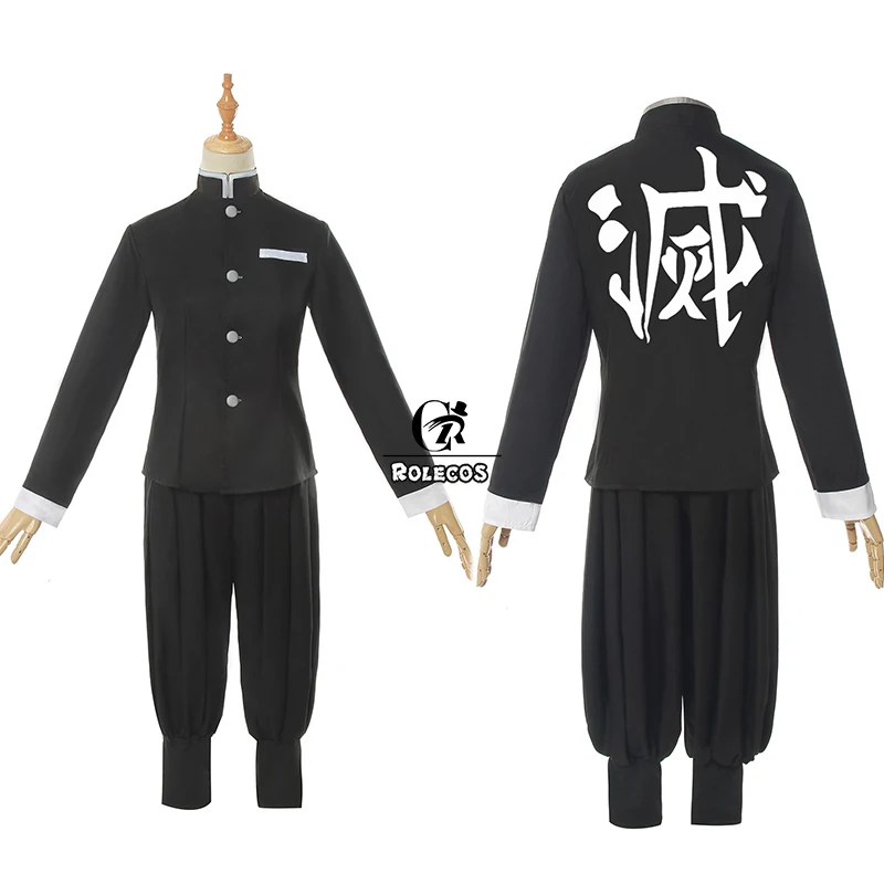 ROLECOS аниме демон Slayer Косплей Костюм Kamado Tanjirou Kimetsu no Yaiba косплей костюм для мужчин
