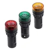 22mm Flash Light Red Green Yellow LED Active Buzzer Beep Indicator Switch DC12V DC24V AC110V AC220V AD16-22SM ► Photo 2/6