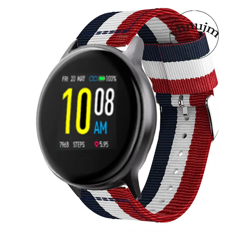 Ремешок нейлоновый для смарт часов Uwatch 2S/3S спортивный плетеный браслет умных Umidigi