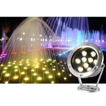 

AC24V Rgb Colorful Underwater Lights Pool Lights Fountain Pool Lights 9W / 6W / 3W High Quality Corrosion-Resistant Metal Shell