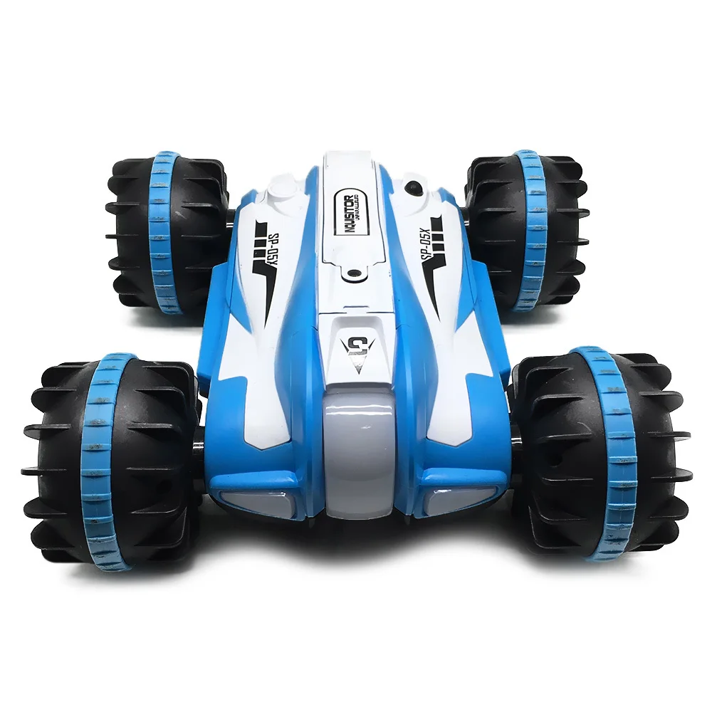2,4G RC автомобиль 1803-4 6-канальный 1:12 воды и земли автомобиль дистанционного управления светодиодный ночник 360 ° Вращение трюковая машинка игрушки подарок