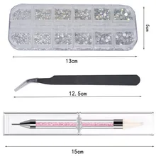 

3PCS Acrylic Nail Kit Nail Drill Nail Tweezers Nail Art Tools Nail Tools Sets Manicure Set Fingernails Nail Kit Acrylic Nails
