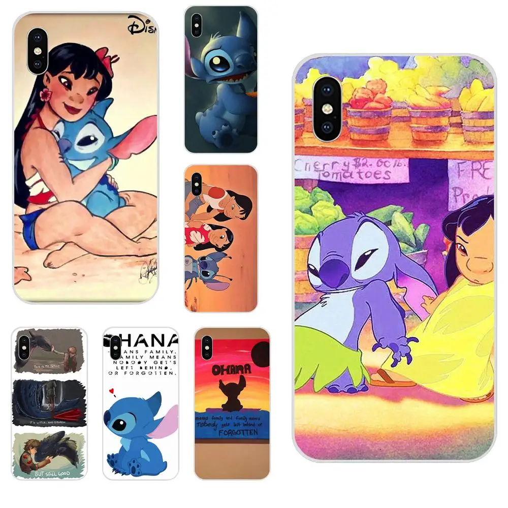 

TPU Covers Ohana Means Family Lilo Stich Quote For Huawei P7 P8 P9 P10 P20 P30 Lite Mini Plus Pro Y9 Prime P Smart Z 2018 2019