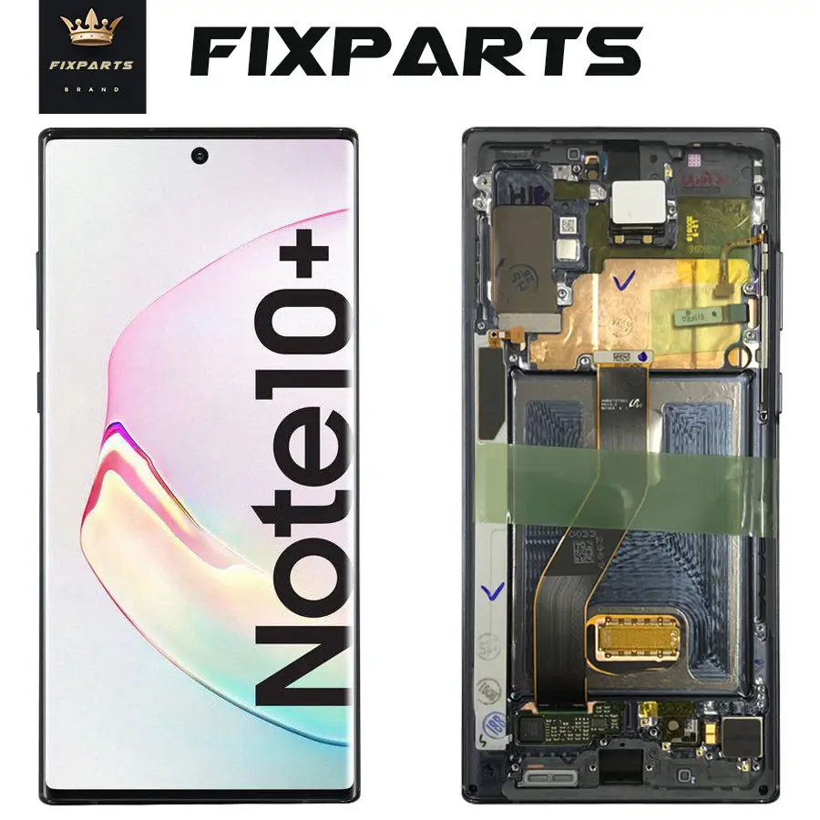 ЖК-дисплей 6 8 дюйма для Samsung Galaxy NOTE 10 Plus N975 N975F сенсорный экран с дигитайзером в
