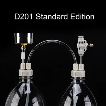 

DIY CO2 Generator System Kit Adjustment Vavle Pressure Gauge Fish Tank Portable Home Air Flow For Aquarium Water Plant With Caps