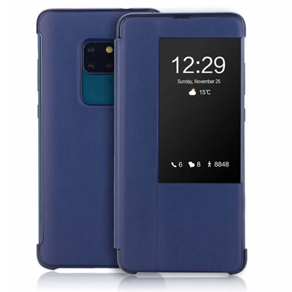 Flip Cover Leather Phone Case Huawei Mate 20 Lite Pro X 20Pro 20lite 20X Mate20Pro Mate20X Mate20lite Mate10 Case Smart View phone case leather phone case phone protector cover