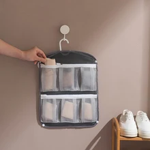 Многофункциональные складные Карманы Висячие организовать носки сумка для хранения стиральная машина сетчатые мешки разное Шкаф Вешалка для шкафа