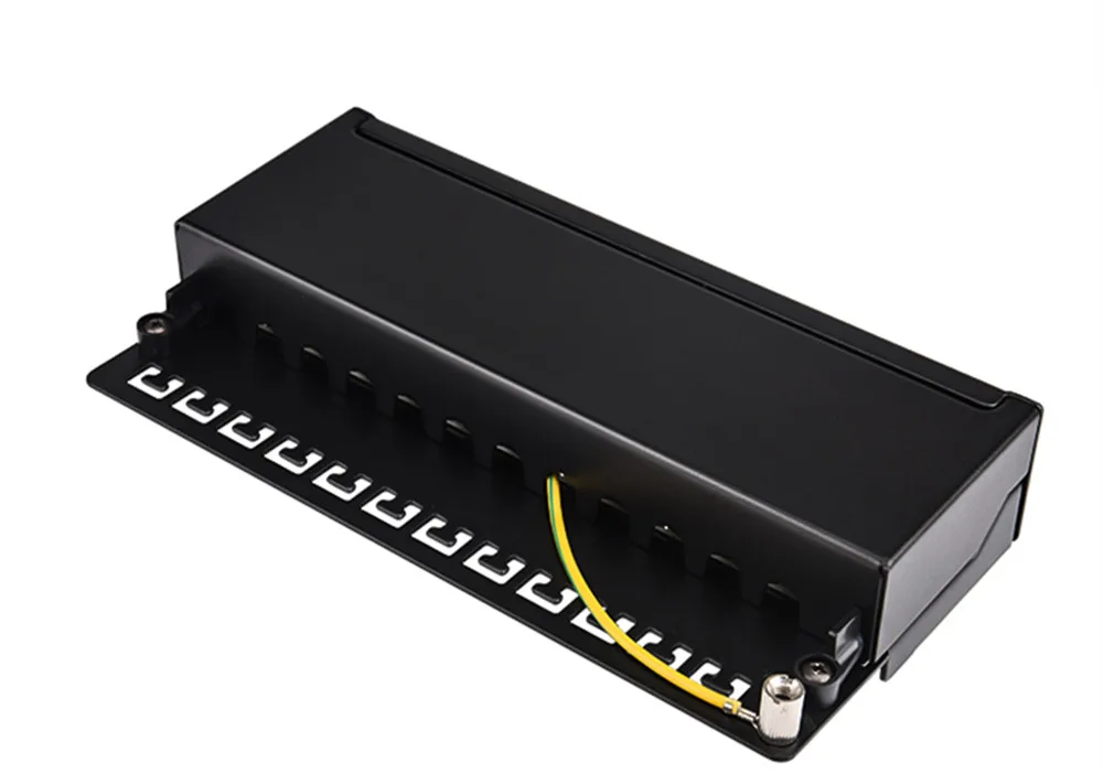 de distribuição 12-port painel de remendo completo