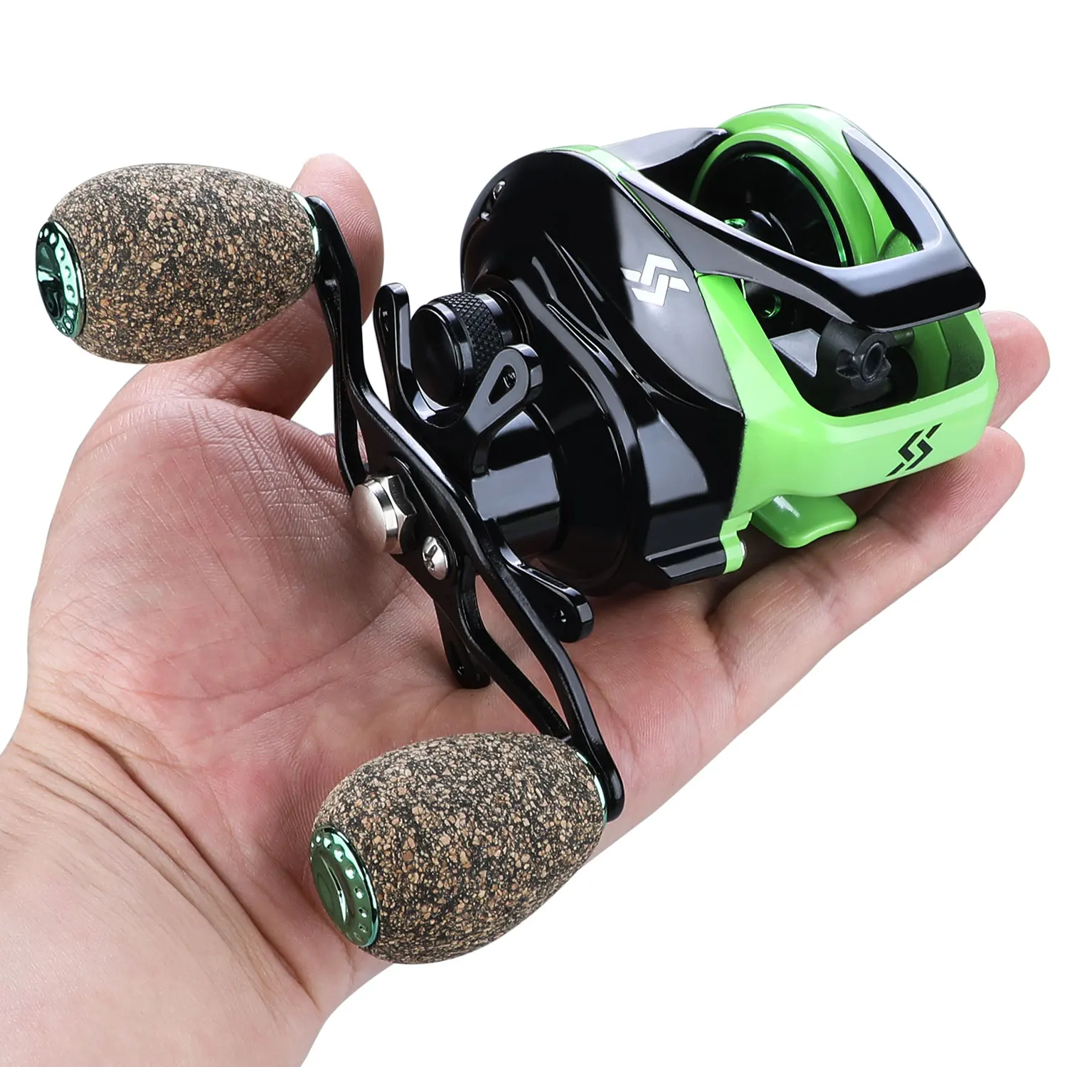 Sougayilang 7.2:1 High Speed Baitcasting Reel Casting Fishing Reel Max Drag Power 14lb Carp Fishing Saltwater Fishing Tackle