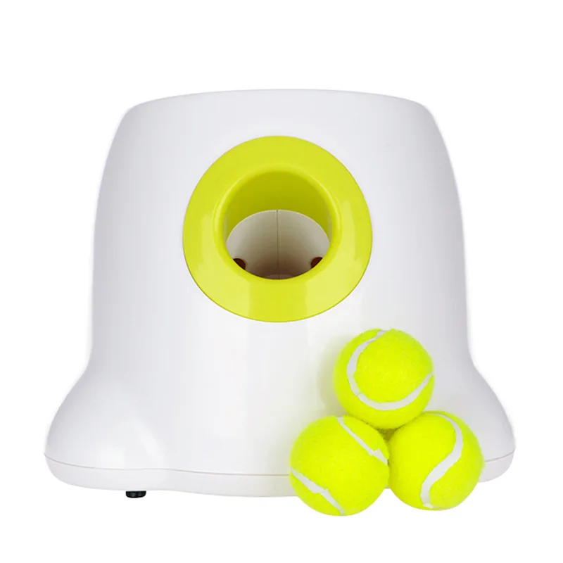 Dog pet toys Tennis Launcher Automatic throwing machine Ball throw device Section emission dog for small dogs 110V/220V plug