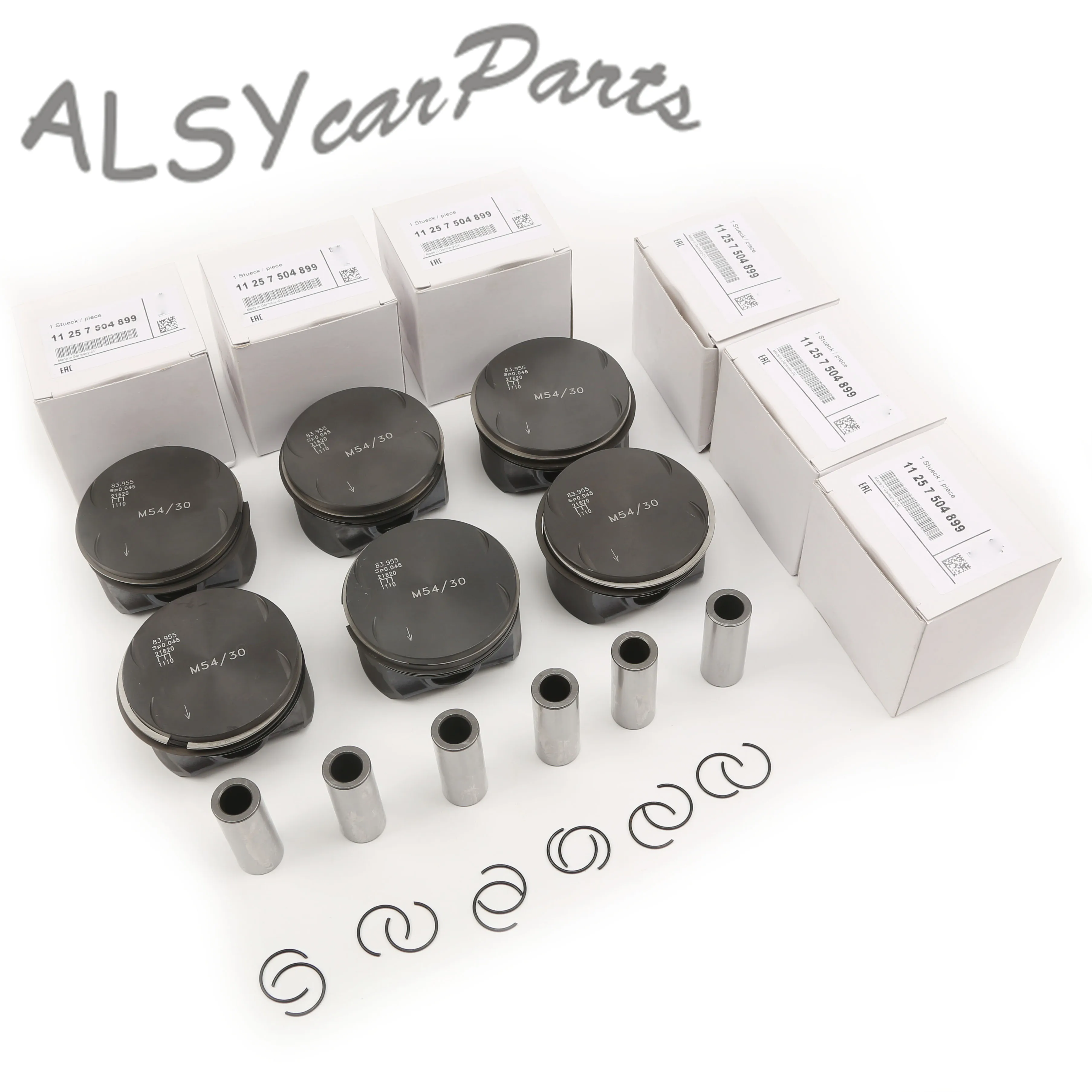 30LM546Pcs11257506222EnginePistonsRingsForBMWE46330CiE66