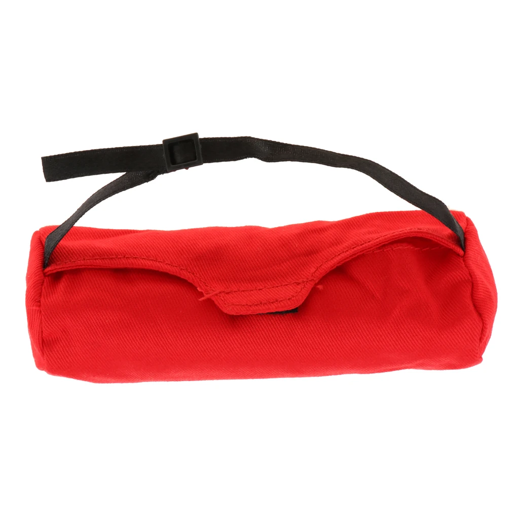 Red Travel Messenger Bag Decoration for 1/6 Soldiers Doll Dress Up Accessory Toy Gift