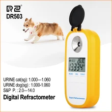 RZ Tier Klinische Refraktometer Veterinär Serum Protein Pisse Urin Digitale Refraktometer Pet Hund Katze Dichte Tester
