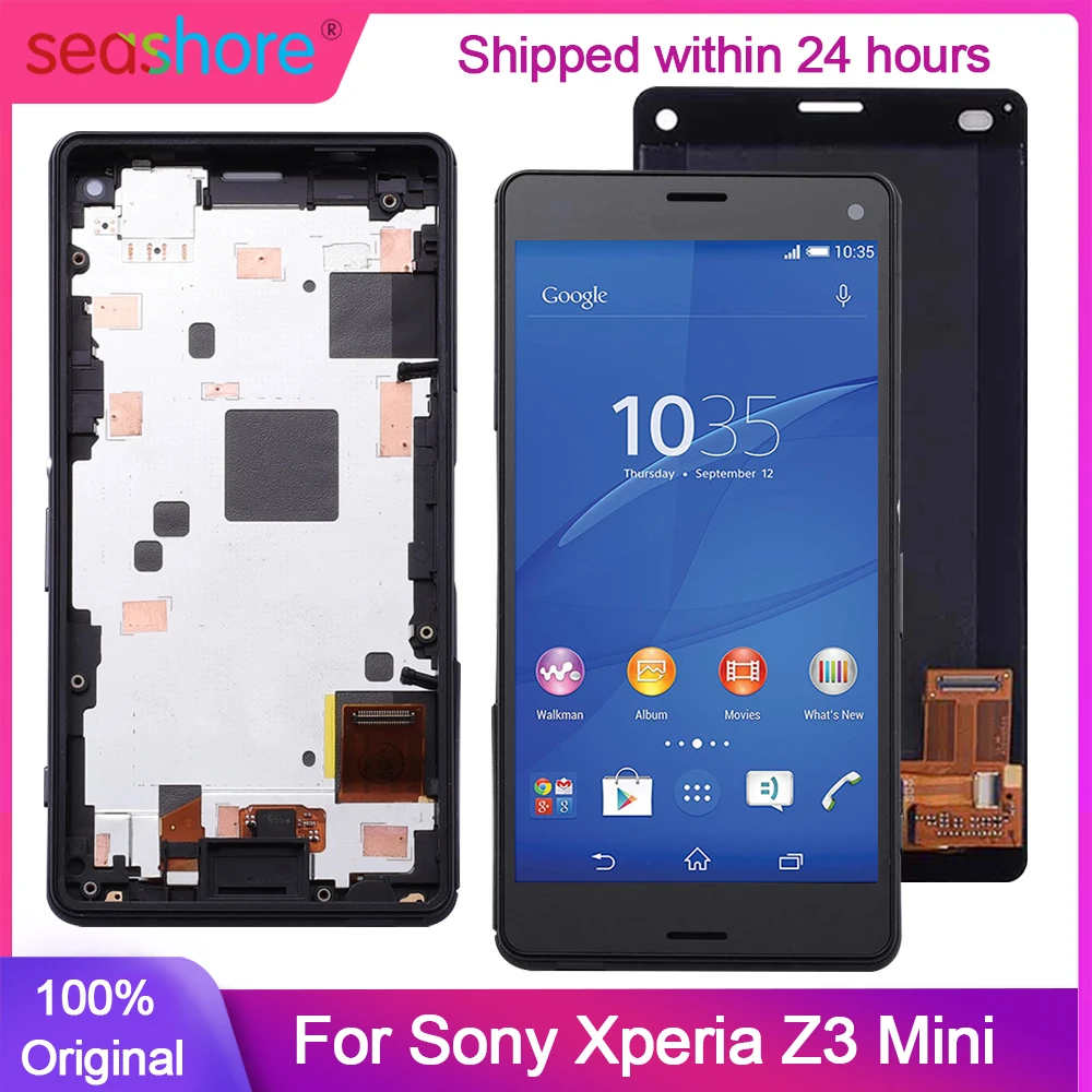 Original Display For SONY Xperia Z3 Compact Display Touch Screen For Xperia Z3 Mini LCD Display Digitizer Replacement Part D5803